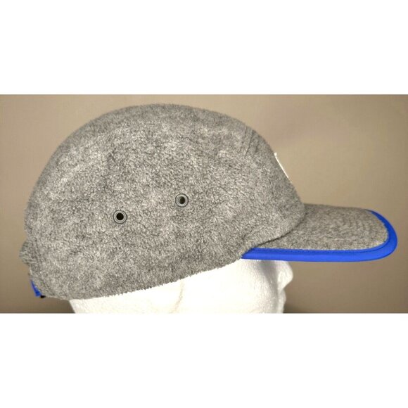Herschel Supply Co Hat Cap Gray Polyester Fleece 5 Panel Adjustable Clipback - Picture 2 of 8